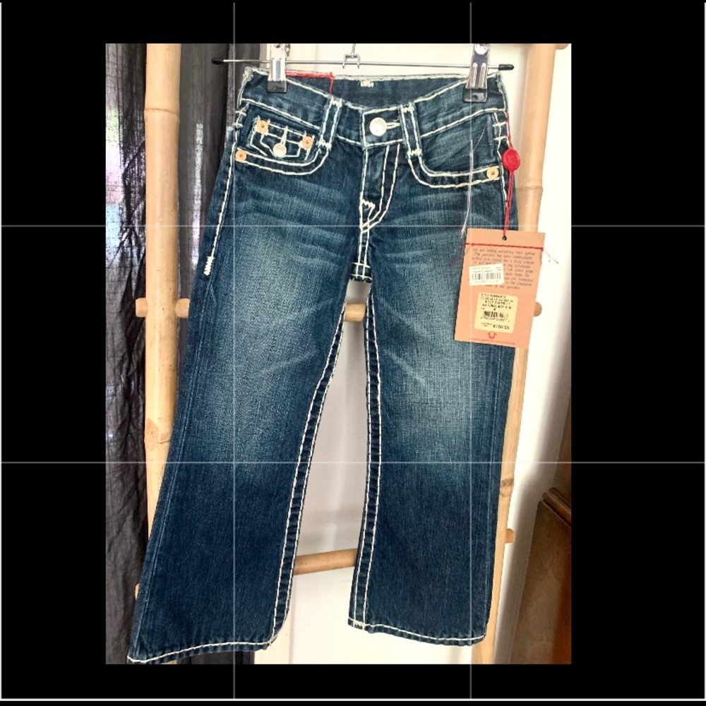 NWT Kid’s True Religion Billy Jeans Sz 4 Unisex